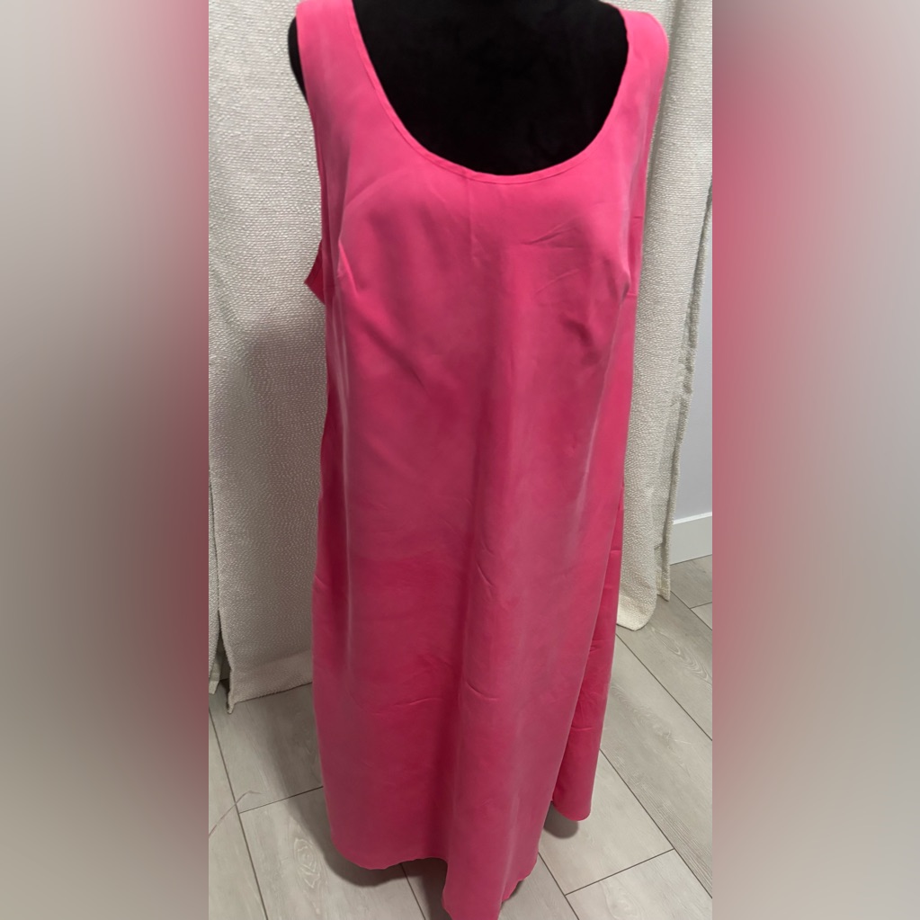 Universal Thread Solid Pink Shift Dress 758
